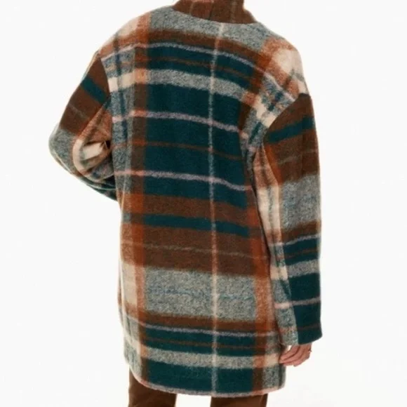 Aritzia Wilfred Free Elm Plaid Jacket - Picture 3 of 8